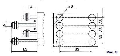 ВА88 — габаритные и установочные размеры (вариант 2)