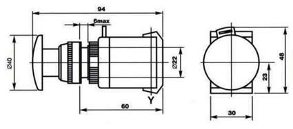 АЕА-22 — габаритные размеры