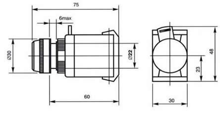 ABLFS-22 — габаритные размеры