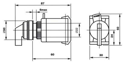 ALCLR-22 — габаритные размеры