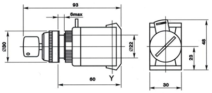AKS-22 — габаритные размеры