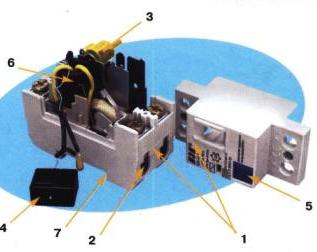 Выключатель ВД1-63 — внутреннее устройство
