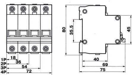 ВН-32 — габаритные и установочные размеры