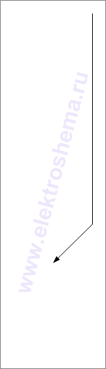 КРУ «ELTEMA» схема 16: задняя переходная панель, шинный переход сзади наверх