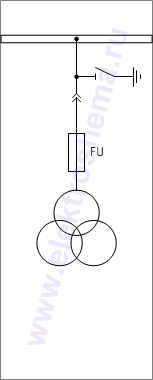 КРУ2-10-201: схема главных цепей