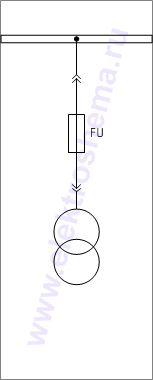 КРУ2-10-601: схема главных цепей