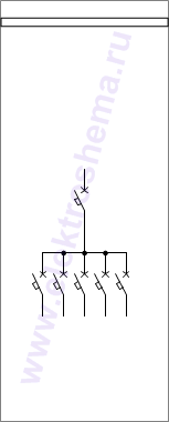 КСО-202В-57: схема главных цепей &mdash; камера собственных нужд