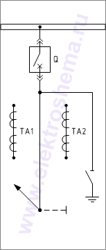 КРУ КВ-02-10-30: схема главных цепей