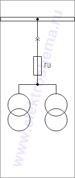 КРУ КВ-02-10-203: схема главных цепей