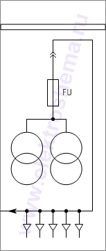 КРУ КВ-02-10-205: схема главных цепей