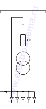 КРУ КВ-02-10-606: схема главных цепей