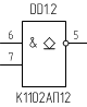 Микросхема К1102АП12, УГО