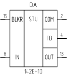 Микросхема 142ЕН10, обозначение на схеме