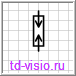 Разрядник трубчатый - условное обозначение