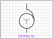 Автотрансформатор двухобмоточный - условное обозначение