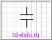 Конденсатор - условное обозначение