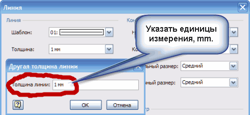 Толщина линии