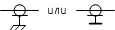 Коаксиальный кабель с корпусом - обозначение на схеме