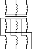 Трёхфазный трансформатор Y/Z &mdash; форма II