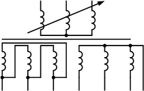 Трёхфазный трёхобмоточный трансформатор &mdash; форма II