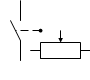 Переменный резистор с замыкающим контактом &mdash; совмещённо 1