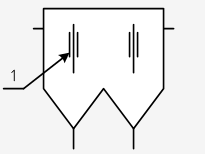 Электрофильтр двухпольный