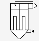 Рукавный фильтр с обратной продувкой